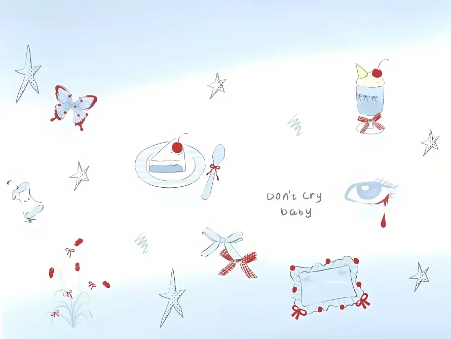 4k勺子壁纸 - 小兔 - 手绘 - 星星「哲风壁纸」