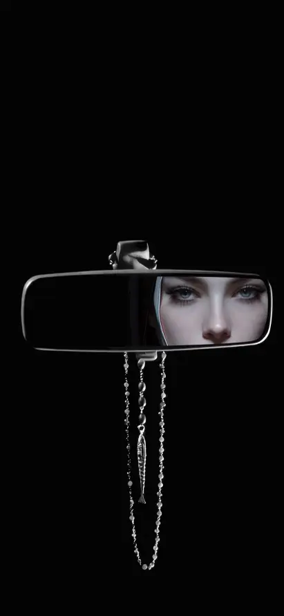 4k冷艳壁纸 - 创意 - 半脸 - 美女「哲风壁纸」