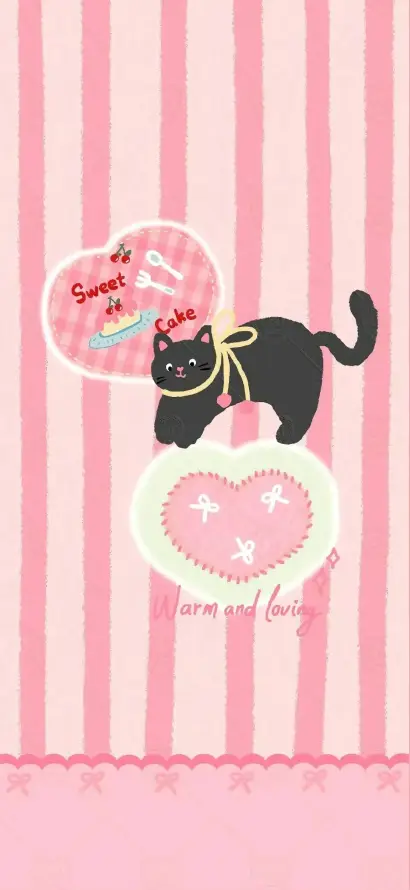 4k卡通壁纸 - 插画 - 治愈 - 爱心「哲风壁纸」