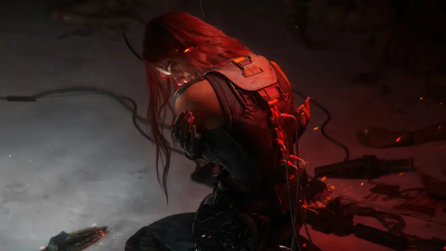 4k暗调壁纸 - 电缆 - 疾风 - 红发「哲风壁纸」