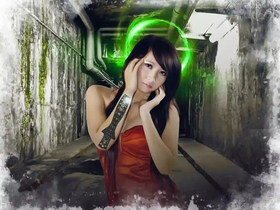 4k剪帖壁纸 - 废墟 - 纹身 - 背景「哲风壁纸」