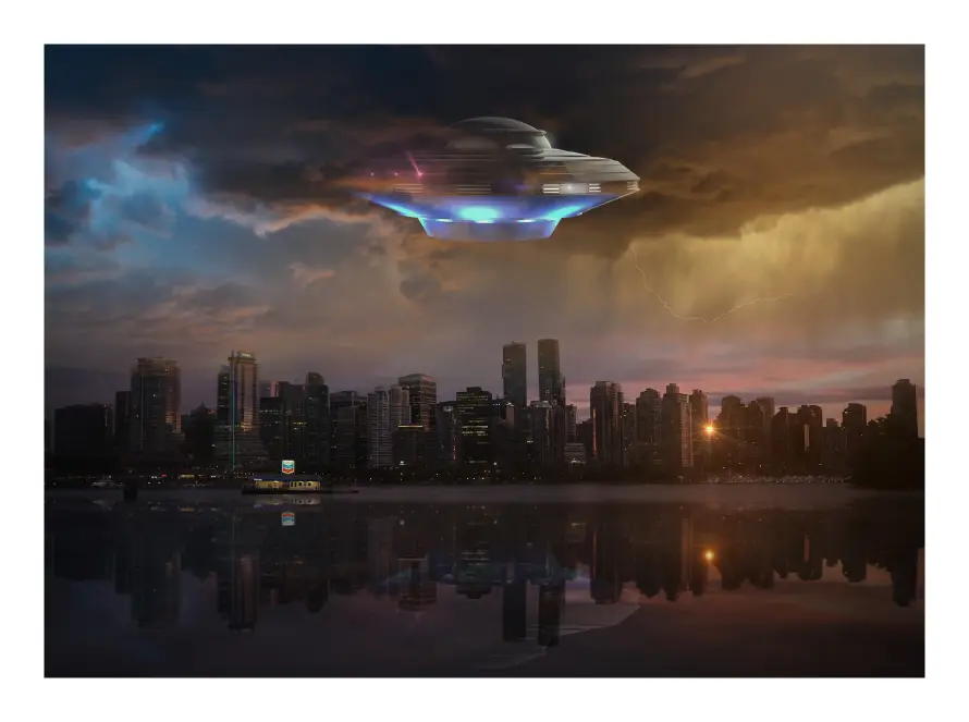 4k云层壁纸-UFO与飞船-壁纸推荐「哲风壁纸」