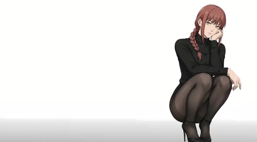 5k御姐壁纸-玛奇玛 - 红发-白色背景热门的壁纸「哲风壁纸」