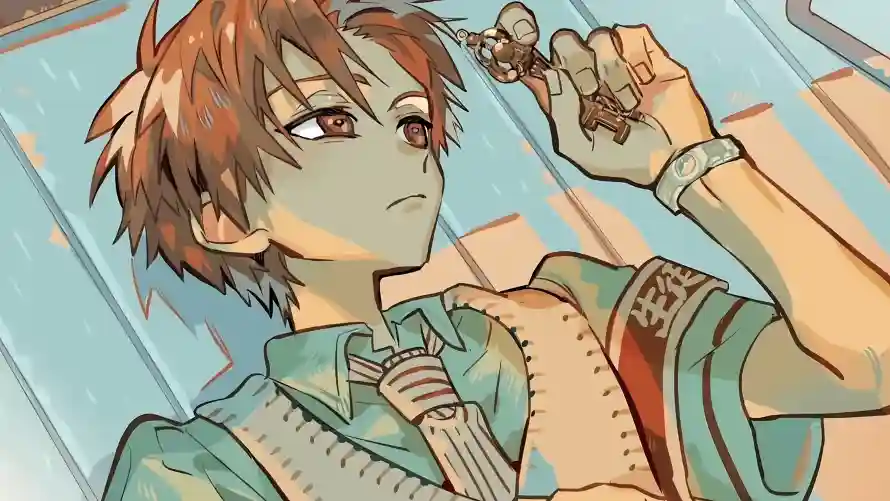 2k天台壁纸-日向夏彦和少年-短袖衬衫壁纸分享「哲风壁纸」