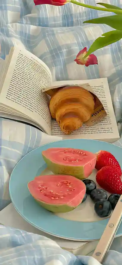 4k书籍壁纸 - 叉子 - 居家 - 早餐「哲风壁纸」