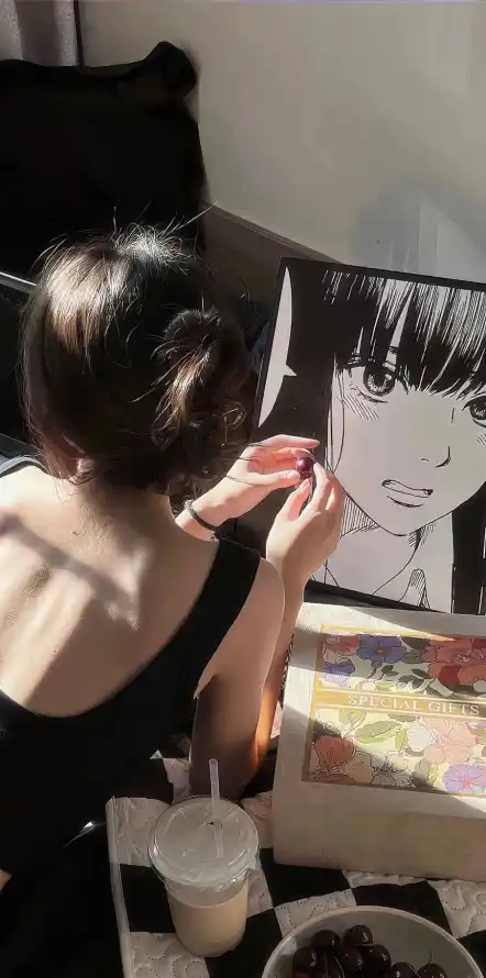 4k光斑壁纸 - 吊带 - 奶茶 - 居家「哲风壁纸」