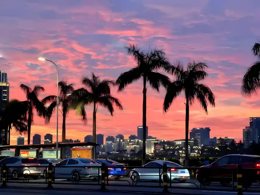 4k城市壁纸 - 建筑 - 晚霞 - 暮色「哲风壁纸」