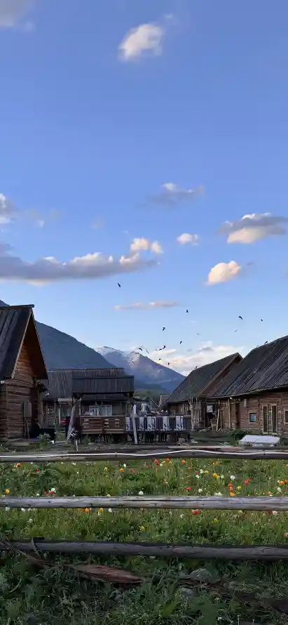 4k乡村壁纸 - 云朵 - 山脉 - 平原「哲风壁纸」