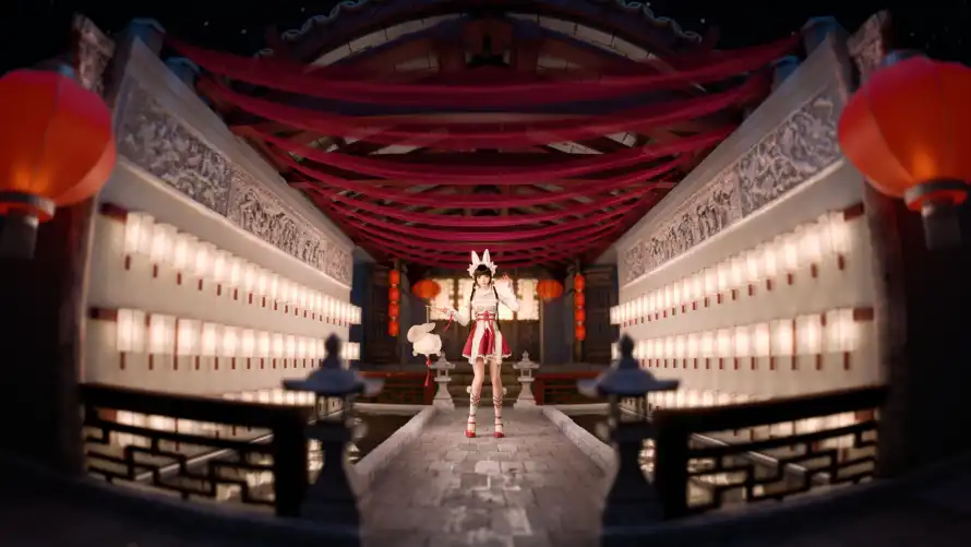 4k3D壁纸 - 兔耳 - 古风 - 国风「哲风壁纸」