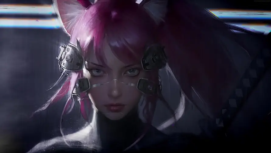 4k科幻壁纸-二次元 - 暗色调-原创插画「哲风壁纸」