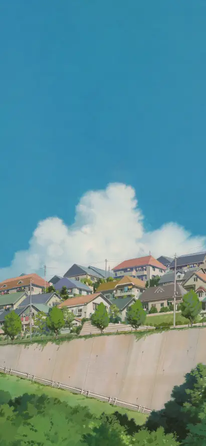 4k乡村壁纸 - 房屋 - 日系 - 晴天「哲风壁纸」