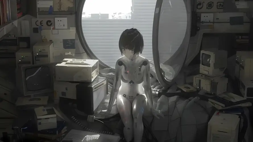 2k短发壁纸-人造人 - 实验室-机械仓免费下载「哲风壁纸」