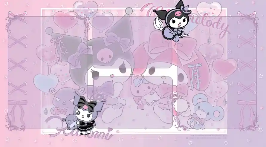 3k卡通壁纸-三丽鸥与黑白-壁纸分享「哲风壁纸」