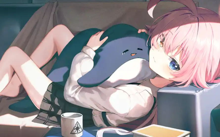 4k室内壁纸 - 少女 - 少年 - 异瞳「哲风壁纸」