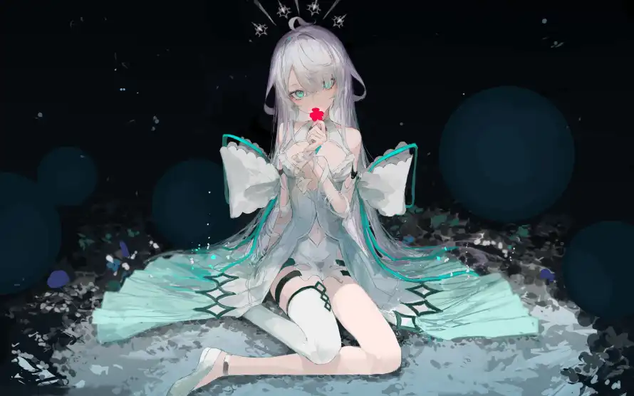 4k光斑壁纸-二次元与少女-深色背景壁纸推荐「哲风壁纸」