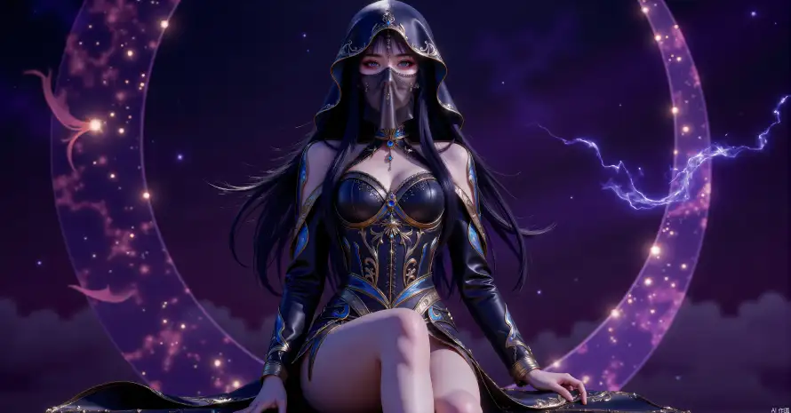 4k兜帽壁纸 - 唐雅 - 国漫 - 长发「哲风壁纸」