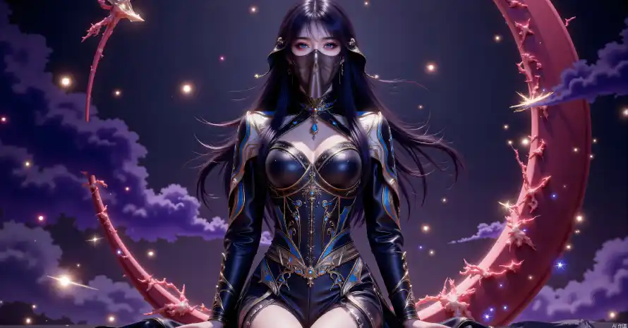 4k唐雅壁纸 - 国漫 - 星空 - 紫云「哲风壁纸」