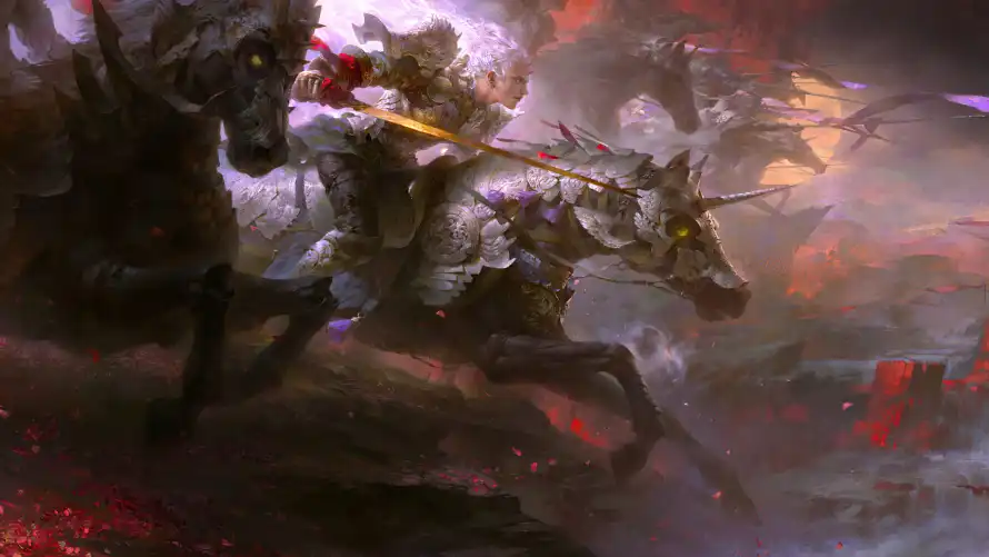 4k冲锋壁纸 - 厚涂 - 奔跑 - 战争「哲风壁纸」