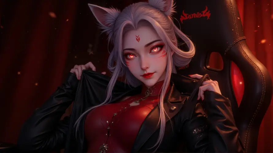 4k同人壁纸 - 小白 - 御姐 - 狐耳「哲风壁纸」