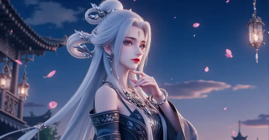 4k古风壁纸 - 国漫 - 夜景 - 小白「哲风壁纸」