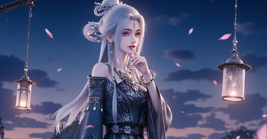 4k古风壁纸 - 夜景 - 宫灯 - 小白「哲风壁纸」 4k古风壁纸 - 夜景 - 宫灯 - 小白「哲风壁纸」