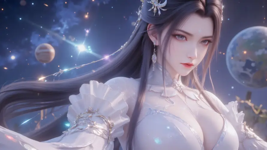 4k仙侠壁纸 - 古风 - 星球 - 星空「哲风壁纸」