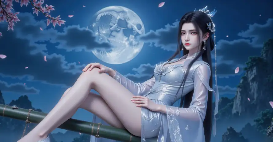 4k仙侠壁纸 - 古风 - 国风 - 夜景「哲风壁纸」