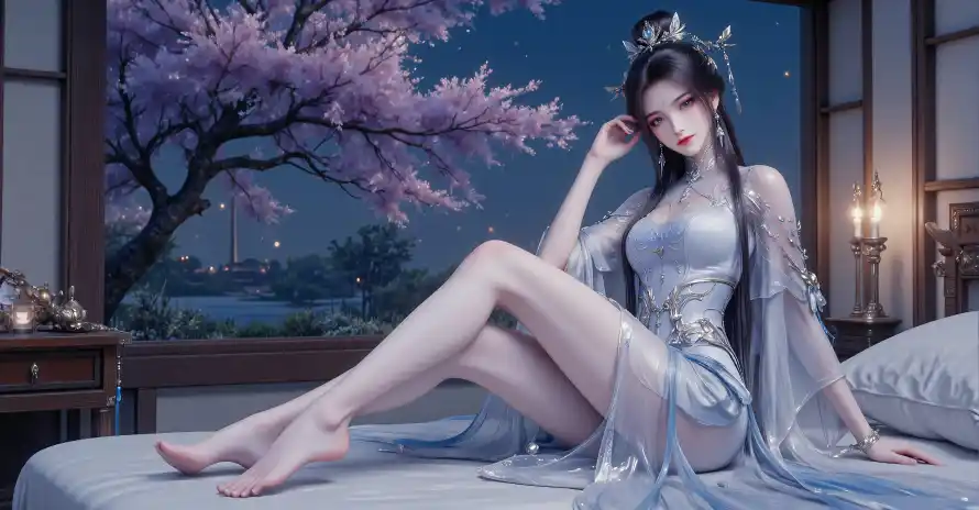 4k仙侠壁纸 - 发饰 - 古典 - 国风「哲风壁纸」