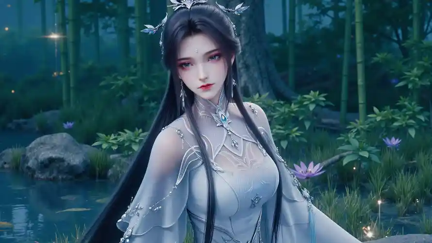 4k仙侠壁纸 - 古风 - 夜景 - 水畔「哲风壁纸」 4k仙侠壁纸 - 古风 - 夜景 - 水畔「哲风壁纸」