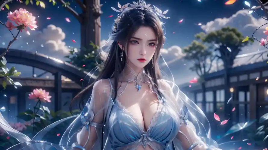 4k仙侠壁纸 - 古风 - 夜色 - 庭院「哲风壁纸」 4k仙侠壁纸 - 古风 - 夜色 - 庭院「哲风壁纸」