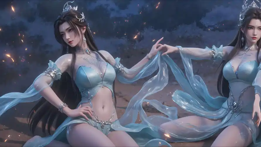 4kcg壁纸 - 仙侠 - 发冠 - 古风「哲风壁纸」