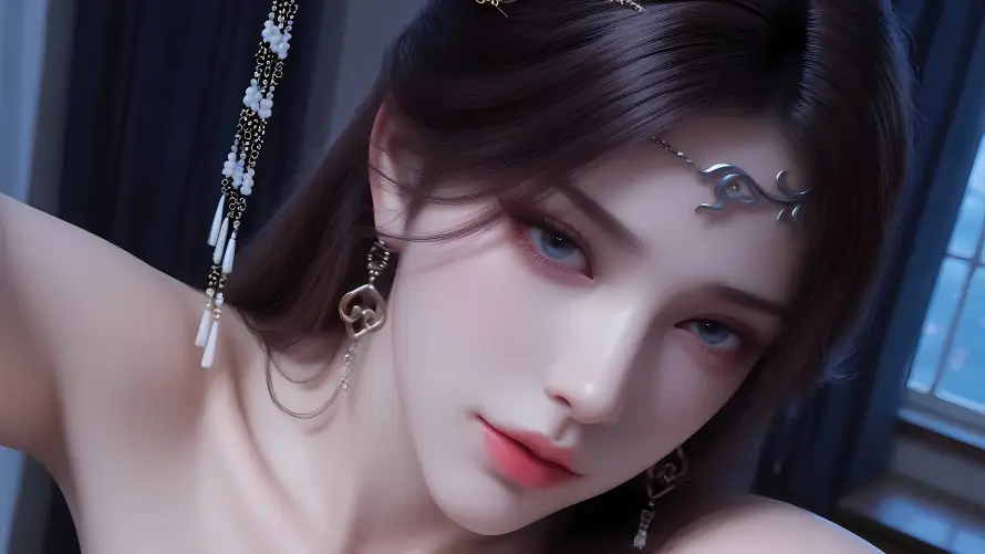 4k古风壁纸 - 国风 - 异瞳 - 美女「哲风壁纸」