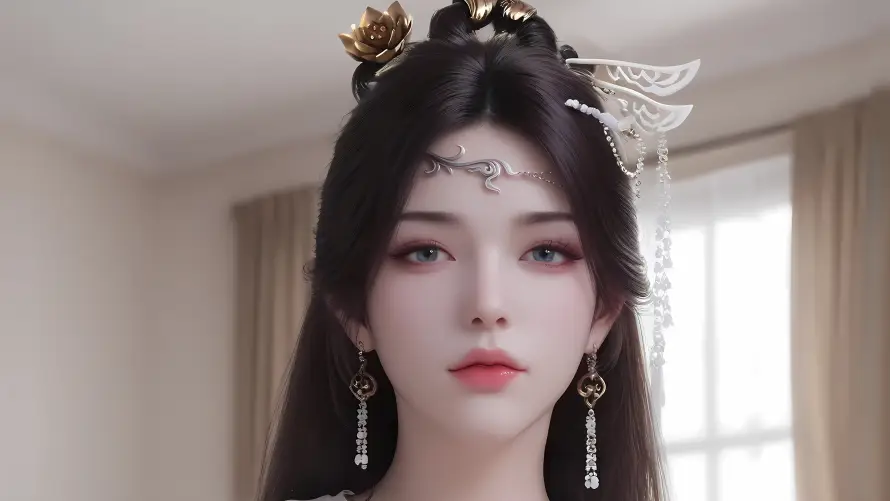 4k花钿壁纸 - 诛仙 - 黑发 - 金瓶儿「哲风壁纸」 4k花钿壁纸 - 诛仙 - 黑发 - 金瓶儿「哲风壁纸」