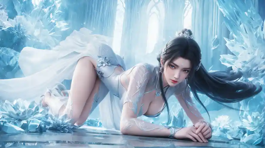 4k仙侠壁纸 - 冰域 - 国风 - 清冷「哲风壁纸」