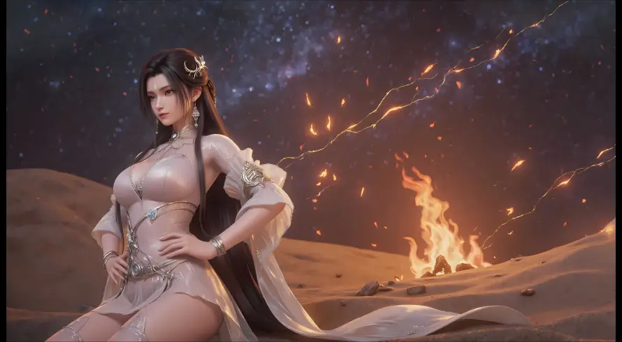 4k星火壁纸 - 沙漠 - 浅衣 - 玄幻「哲风壁纸」 4k星火壁纸 - 沙漠 - 浅衣 - 玄幻「哲风壁纸」