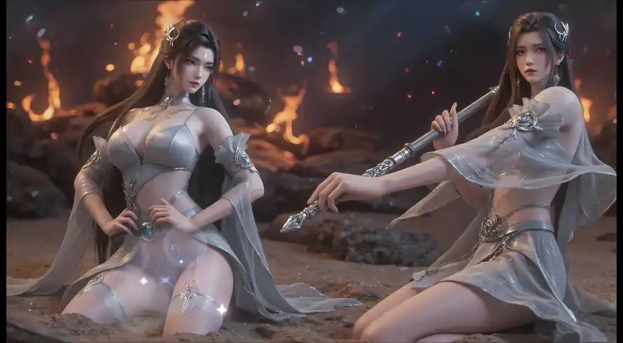 4k仙侠壁纸 - 古风 - 御姐 - 战火「哲风壁纸」