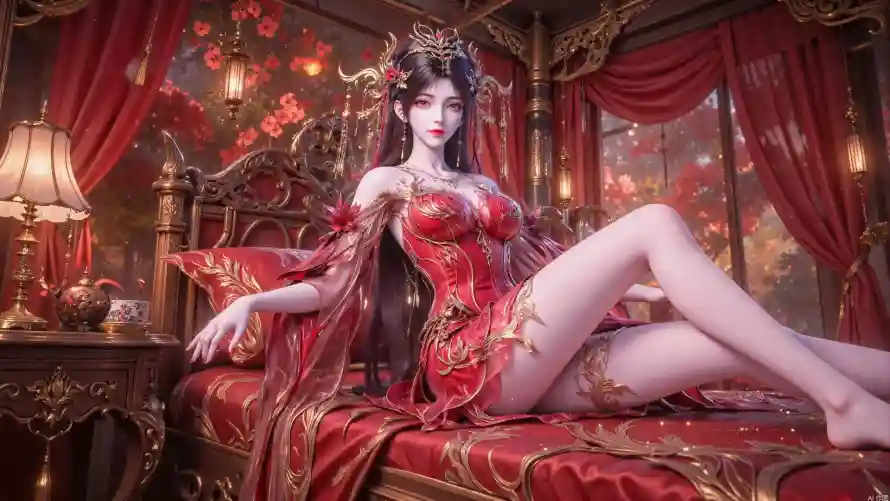 2k古装壁纸-火灵儿与古风-完美世界免费下载「哲风壁纸」