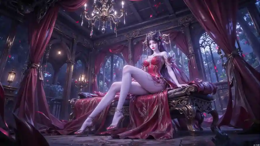 4k卧室壁纸 - 古典 - 古堡 - 吊灯「哲风壁纸」 4k卧室壁纸 - 古典 - 古堡 - 吊灯「哲风壁纸」