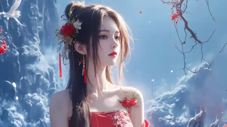 4k仙侠壁纸 - 发饰 - 古装 - 古风「哲风壁纸」