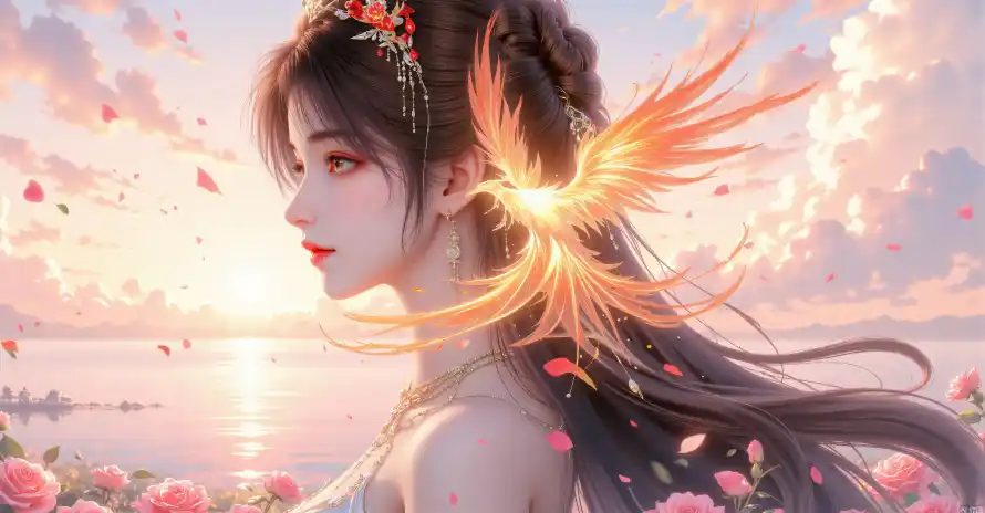 4k国漫壁纸 - 海边 - 花海 - 花瓣「哲风壁纸」