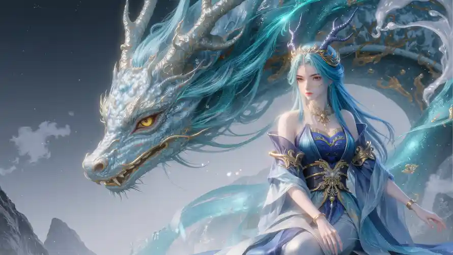 4k古装壁纸-完美世界和青龙-壁纸分享「哲风壁纸」