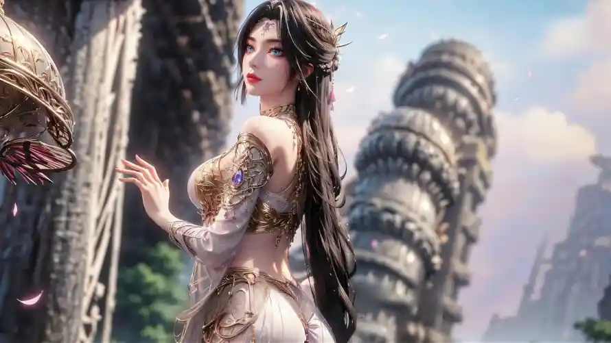 4k国漫壁纸 - 红唇 - 褐发 - 长发「哲风壁纸」 4k国漫壁纸 - 红唇 - 褐发 - 长发「哲风壁纸」