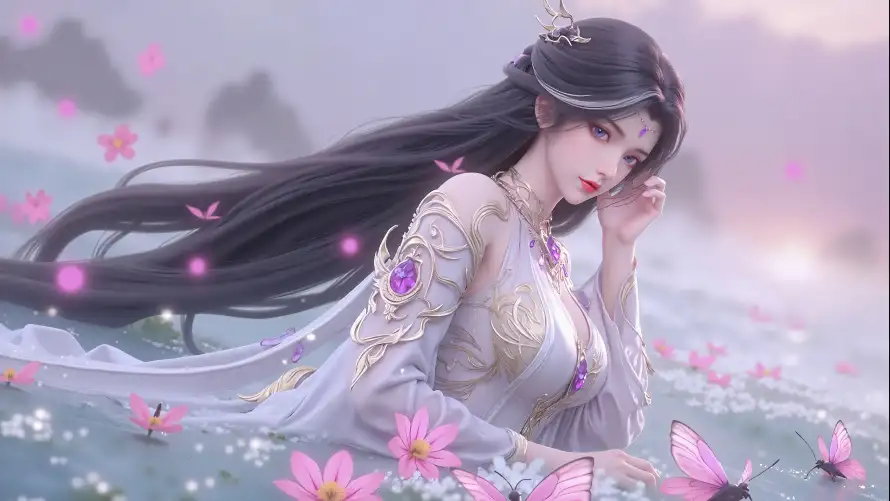 4k古风壁纸 - 国漫 - 水面 - 玄幻「哲风壁纸」 4k古风壁纸 - 国漫 - 水面 - 玄幻「哲风壁纸」