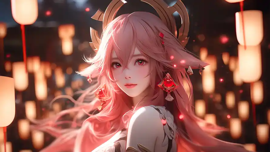 4k动漫壁纸 - 原神 - 夜景 - 粉发「哲风壁纸」 4k动漫壁纸 - 原神 - 夜景 - 粉发「哲风壁纸」