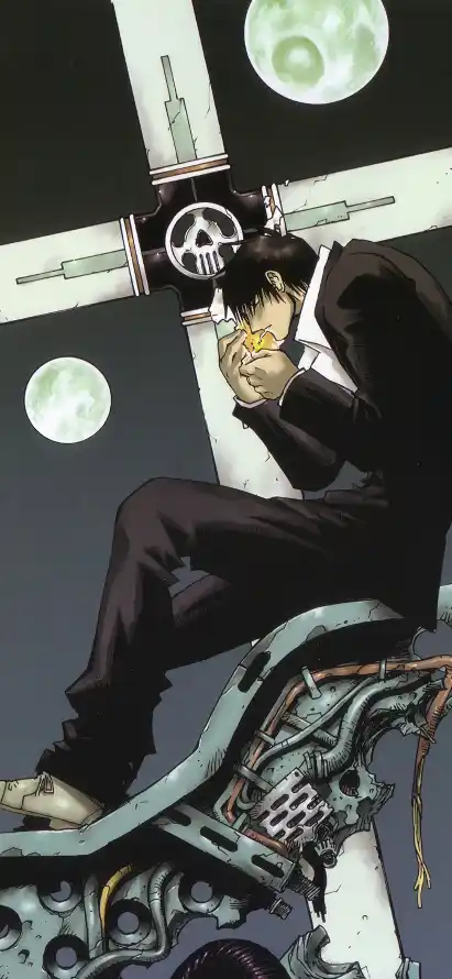 4k抽烟壁纸 - 暗黑 - 机械 - 枪神「哲风壁纸」