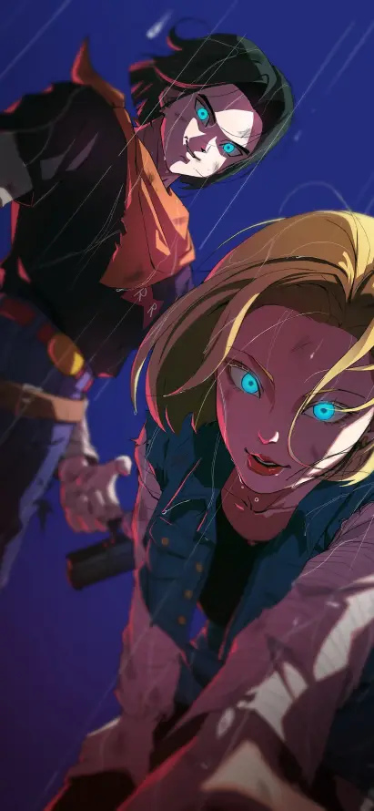 4k姐弟壁纸 - 日漫 - 竖屏 - 蓝眼「哲风壁纸」