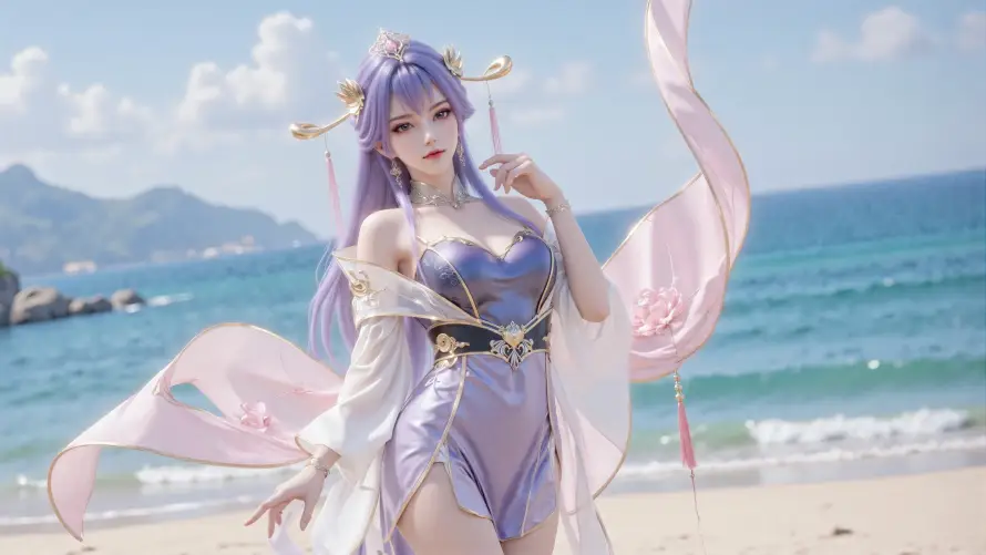 3k国风壁纸-古风服饰 - 天穹-百炼成神免费下载「哲风壁纸」