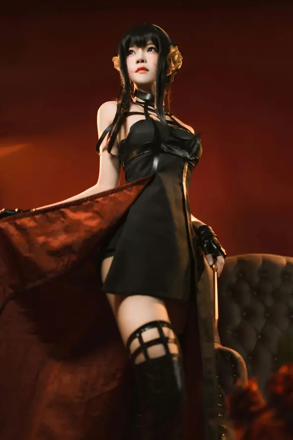 4k御姐壁纸 - 约尔 - cos - 过膝袜「哲风壁纸」