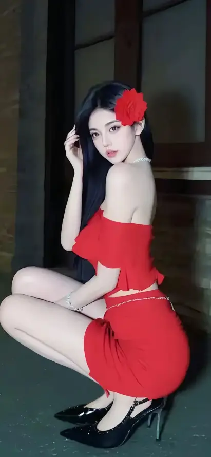 4k御姐壁纸 - 性感 - 气质 - 红裙「哲风壁纸」