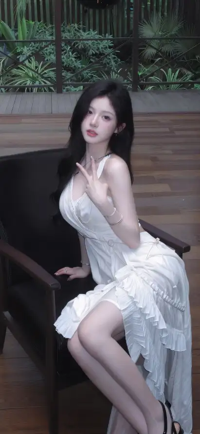 4k户外壁纸 - 气质 - 绿植 - 美女「哲风壁纸」